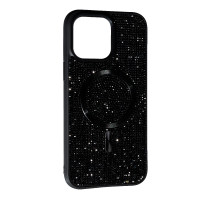 Чехол-силикон Diamond with Magsafe iPhone 11, Black (Класс А)