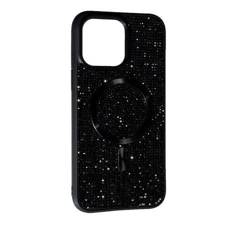 Чехол-силикон Diamond with Magsafe iPhone 11, Black (Класс А)