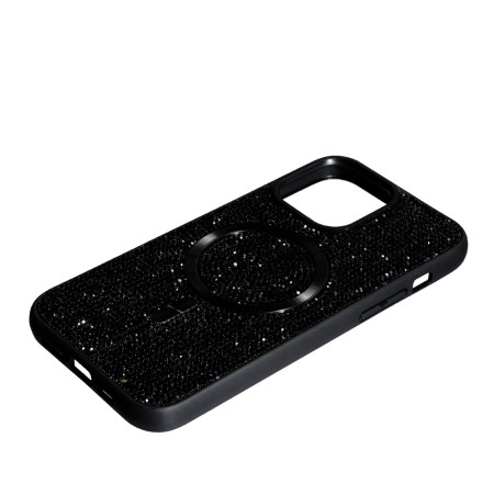 Чехол-силикон Diamond with Magsafe iPhone 11, Black (Класс А)