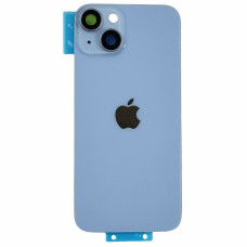 Задняя панель корпуса iPhone 14 Blue, со стеклом камеры, MagSafe, оригинал