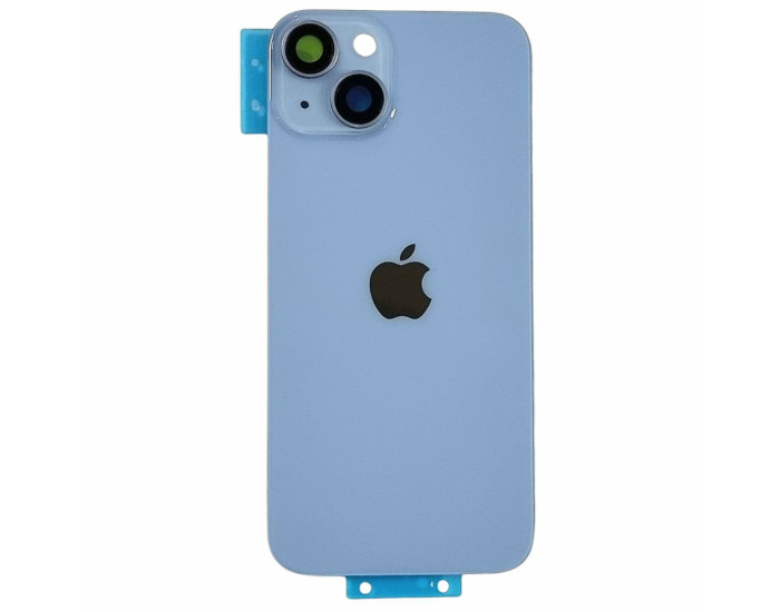 Задняя панель корпуса iPhone 14 Blue, со стеклом камеры, MagSafe, оригинал