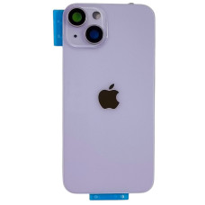 Задняя панель корпуса iPhone 14 Purple, со стеклом камеры, MagSafe, оригинал