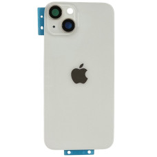 Задняя панель корпуса iPhone 14 Starlight White, со стеклом камеры, MagSafe, оригинал (Класс B)
