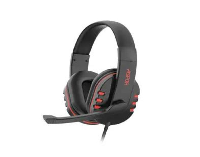 Наушники Игровые Aspor A216 с микрофоном, Black