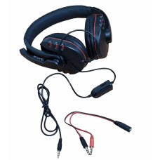 Наушники Игровые Aspor A216 с микрофоном, Black
