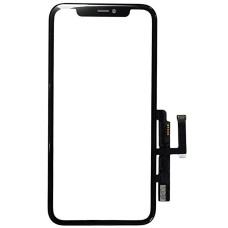 Сенсор Apple iPhone 11, с OCA, с микросхемо с рамкой, черный, оригинал