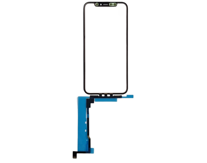 Сенсор Apple iPhone 11 Pro, з OCA-пленкой, з мікросхемою, чорний, оригінал