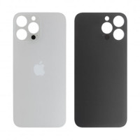 Задняя панель корпуса для iPhone 13 Pro Max, Silver (Big Hole), оригинал