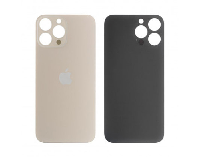Задняя панель корпуса для iPhone 13 Pro Max, Gold (Big Hole) оригинал