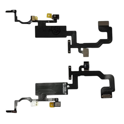 Шлейф для iPhone 12 Pro Max, з датчиком наближення, без динаміка, з мікрофоном, оригінал