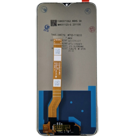 Дисплей с сенсорным экраном (модуль) Oppo A18/A38, черный