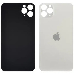 Задняя панель корпуса для iPhone 12 Pro Max, Silver (Big Hole) оригинал