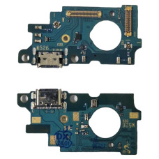 Шлейф для Samsung M526 Galaxy M52 5G коннектора зарядки, микрофона, оригинал