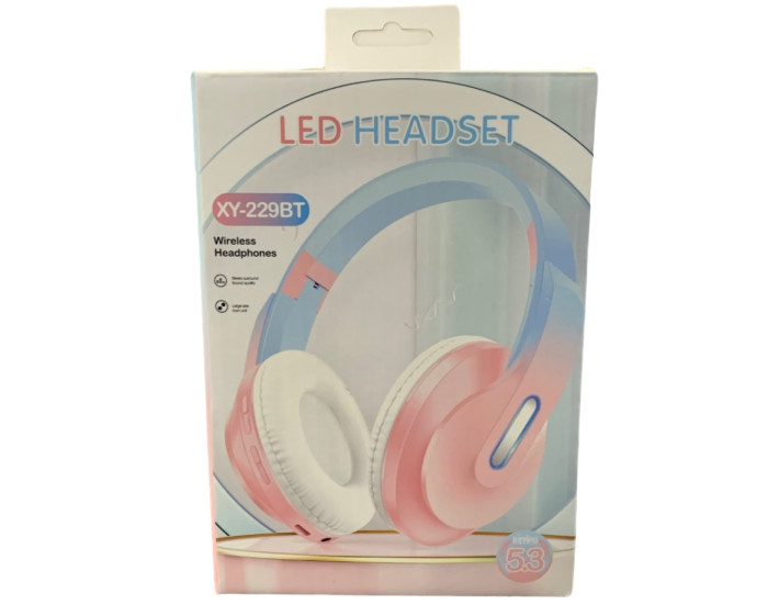 Беспроводные Наушники Bluetooth XY-229BT Розовый