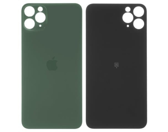 Задняя панель корпуса для iPhone 11 Pro Max, Midnight Green (Big Hole) оригинал