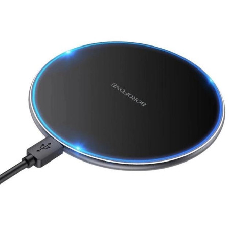 Беспроводная зарядка Borofone BQ3 Pro 15W быстрая зарядка PD/ QC черный