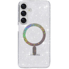 Чехол-силикон Eclipse Sparkle with MagSafe Samsung S24 Plus прозрачный