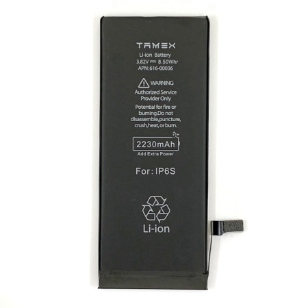 Аккумулятор Tamex iPhone 6S 2230 mAh усиленная емкость