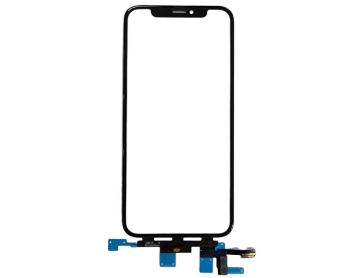 Сенсор Apple iPhone XS, з OCA, з коротким шлейфом, чорний, оригінал Mitsubishi