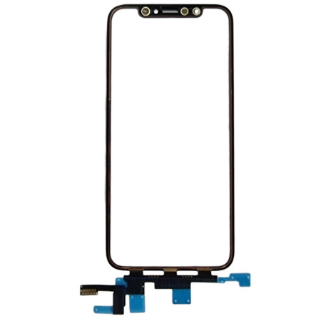 Сенсор Apple iPhone XS. с OCA. с коротким шлейфом, черный, оригинал Mitsubishi