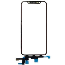 Сенсор Apple iPhone X, с OCA. с коротким шлейфом, черный. оригинал, Mitsubishi
