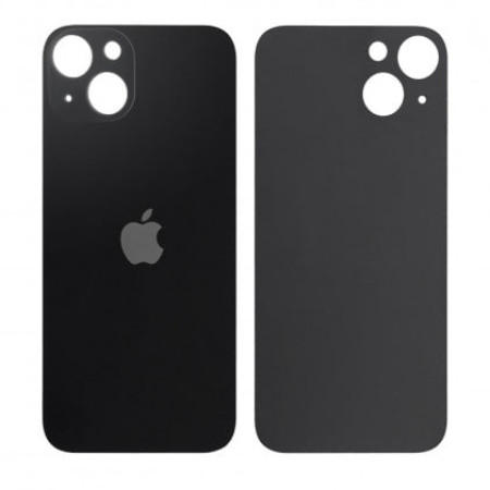 Задняя панель корпуса для iPhone 13, Midnight Black (Big Hole) оригинал (Класс B)