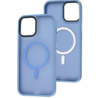 Чехол-силикон Matte Color with Magsafe iPhone 16 Pro Max Сиреневый