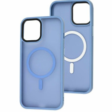 Чехол-силикон Matte Color MagSafe iPhone 16 Pro Сиреневый