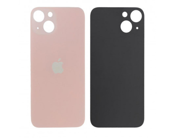 Задня панель корпуси для iPhone 13, Pink (Big Hole) оригінал