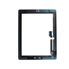 Сенсор iPad 3, A1430, черный, полный комплект, High Copy