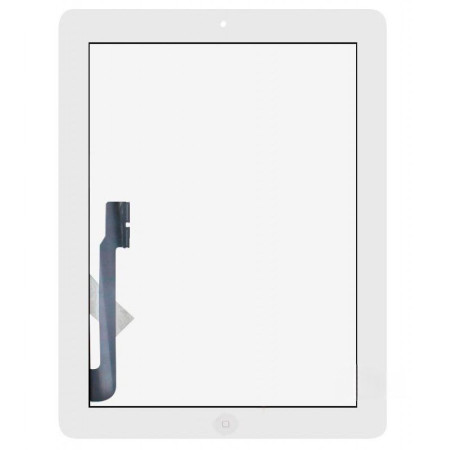 Сенсор iPad 3, A1430, белый, полный комплект, High Copy