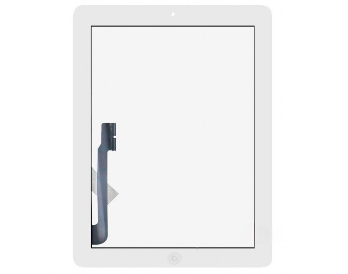 Сенсор iPad 3, A1430, белый, полный комплект, High Copy
