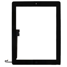 Сенсор iPad 4, черный, полный комплект, High Copy