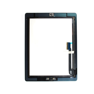 Сенсор iPad 4, чорний, повний комплект, High Copy