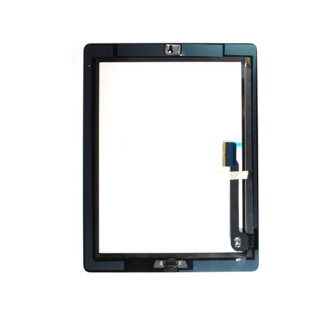Сенсор iPad 4, белый, полный комплект, High Copy