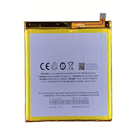 Аккумулятор Meizu BA612, Meizu M5s, 3000 mAh (Класс B)
