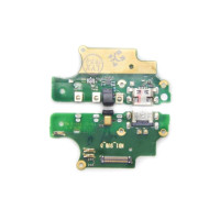 Шлейф для Nokia 5, конектора зарядки, мікрофона, з компонентами оригінал