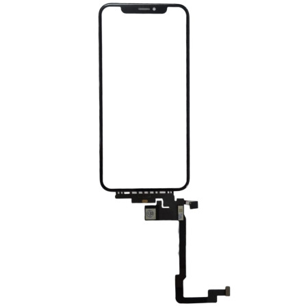 Сенсор Apple iPhone XS, с OCA. с длинным шлейфом, черный. оригинал, Mitsubishi