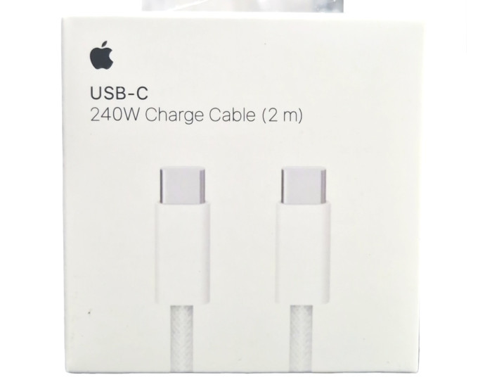 Кабель USB-C Apple Type-C to Type-C 240W (MU2G3FE/A2794) 2м белый