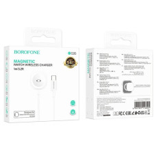 Зарядний пристрій Apple Watch Borofone BQ35 Wireless Charger iWatch Type-C. White