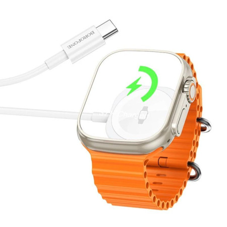 Зарядное устройство Apple Watch Borofone BQ35 Wireless Charger iWatch Type-C. White