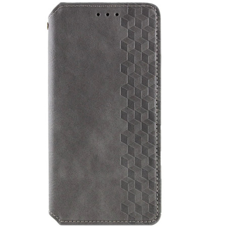 Чехол-книга Getman Cubic Xiaomi Redmi Note 14 4G, серый