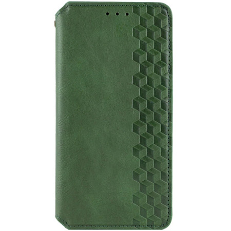 Чехол-книга Getman Cubic Xiaomi Redmi Note 14 4G, зеленый