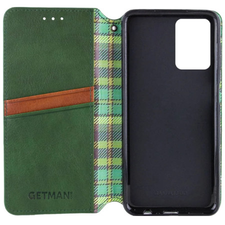 Чехол-книга Getman Cubic Xiaomi Redmi Note 14 4G, зеленый