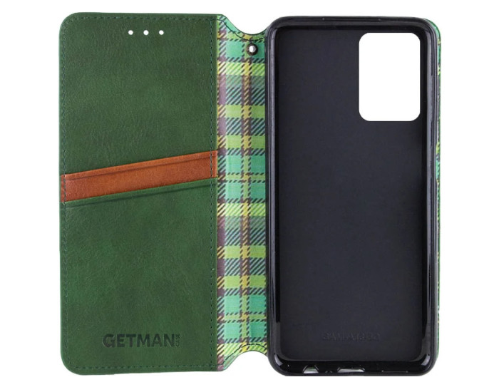 Чохол-книга Getman Cubic Xiaomi Redmi Note 14 4G, Зелений
