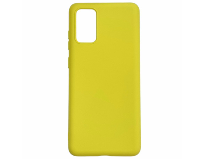 Чехол-силикон Aspor Full Samsung S20 с микрофиброй желтый