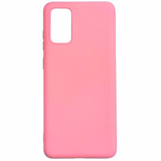 Чехол-силикон Aspor Full Samsung S20 с микрофиброй розовый