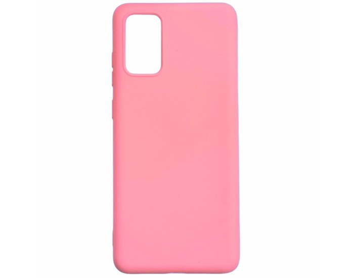 Чехол-силикон Aspor Full Samsung S20 с микрофиброй розовый