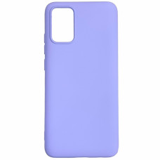 Чехол-силикон Aspor Full Samsung S20 с микрофиброй фиолетовый