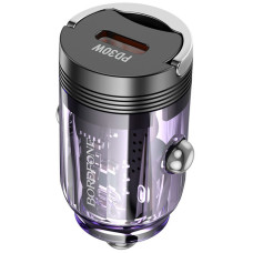 Автомобільне зарядний пристрій Borofone (BZ29) Ray Single Port (30W) фіолетовий